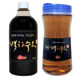 홍치마 대용량 백하수오차 진한 고농축 백하수오 원액 액상 1000ml 다홍치마, 1개, 1개, 1L