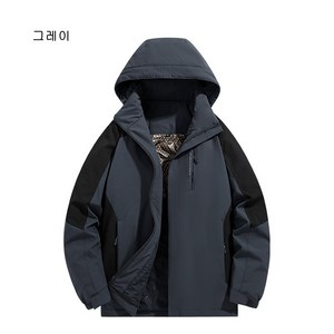 춘게엘 (XL~6XL) 남성 겨울 아웃도어 등산 방수 방우 방한 삼일체 바람막이 패딩 코트 dng129-99518