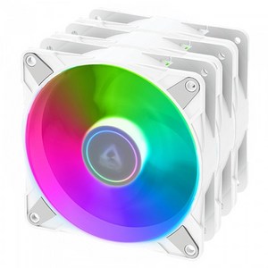 ARCTIC P12 PWM PST ARGB VALUE PACK 서린 (white), 1개