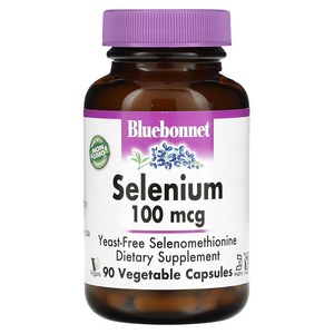 블루보넷 셀레늄 셀레니움 100mcg 90캡슐 셀레니엄 Selenium, 1개, 90정