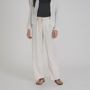 데이모드 날씬해보이는 아이스 여성 긴바지 와이드 팬츠 쫀득 쿨팬츠