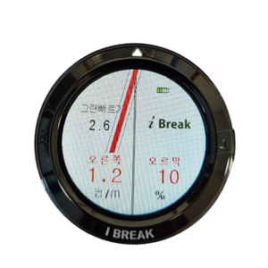 아이브레이크 퍼팅방향과 오르막/내리막 정보를 한눈에 디지털 골프 볼마커, 블루투스 무(iBreak M100), 1개