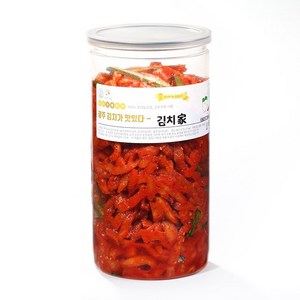 광주 김치타운 김치가 맛있는 정휴선 무말랭이김치캔 500g 1kg, 1개