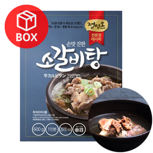 초원식품 정성온 소갈비탕 600g 1박스(25개입), 25개