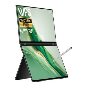 EHOMEWEI 이홈웨이 포터블모니터 휴대용모니터 듀얼모니터 서브모니터 X2Pro 2.5K QLED 100%DCI-P3 sRGB 16인치 맥OS 윈도우 덱스 게임콘솔 미니PC 호환, X2B, 40.64cm