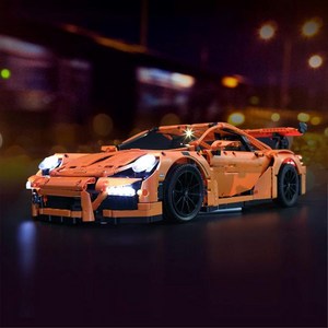 레고테크닉 레고스타워즈 레고프렌즈 파워정품 Vaodest LED Light fo Lego Technic Posche 911 GT3 RS 42056 Design and Confi, 1개