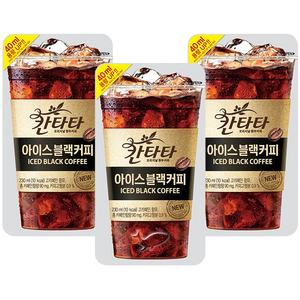 칸타타 아이스 블랙커피 230mlx30팩, 230ml, 30개