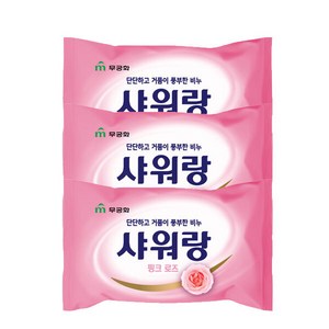 무궁화 샤워랑 핑크 로즈 비누, 130g, 24개