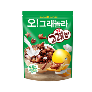 마켓오네이처 오그래놀라 초코고래밥, 275g, 2개