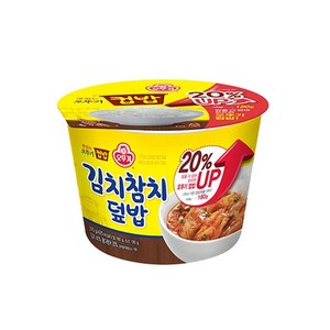 오뚜기 맛있는 컵밥 김치참치덮밥, 310g, 4개