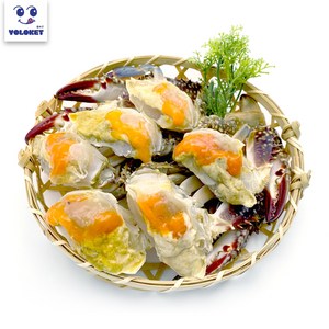 욜로켓 국내산 알배기암꽃게 절단1kg, [Y] 찜탕용 2kg