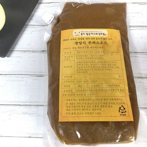대량의 양파로 단맛을 낸 경양식 돈까스소스 [고양시 1등 몽키 왕돈까스 매장 돈가스소스] [원산지:상세설명에 표시], 2개, 2kg