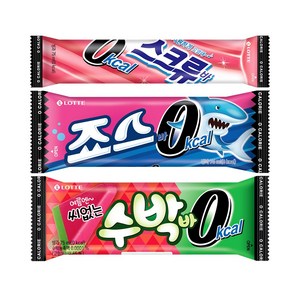 0칼로리바 3종 혼합 수박바 75ml 스크류바 75ml 죠스바 75ml, 1개