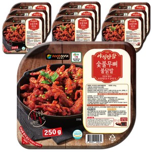 야식만참 숯불무뼈불닭발 250g, 10개