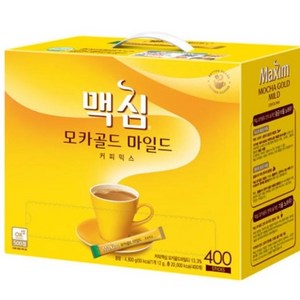 최신제조 무료 당일발송 동서식품 맥심 모카골드400T 사무실커피, 12g, 400개입, 1개