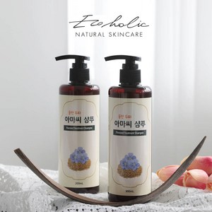 에코홀릭 아마씨 샴푸 300ml, 아마씨 샴푸 300ml*2통, 2개