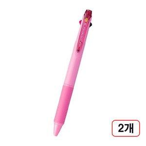 제트스트림 3색볼펜(SXE3-400/0.38mm), 2개, 베이비핑크