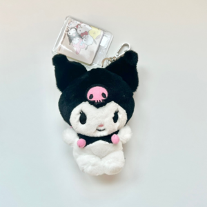 산리오 인형 뽀송가방걸이 가방고리 13cm 정품 인형 키링, 쿠로미