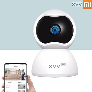 샤오미 xiaovv 355도 스마트 홈카메라 CCTV 웹캠/ 2.5K 고화질 /400만화소/5DB바이폴라 안테나 내장 대각도 설치, 1개