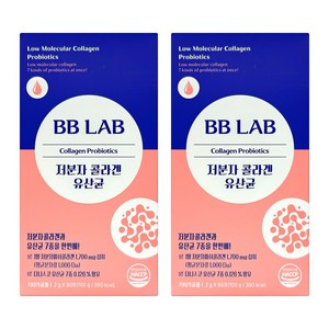 뉴트리원 비비랩 저분자콜라겐유산균(2g x 50포)x 2통, 100g, 2개