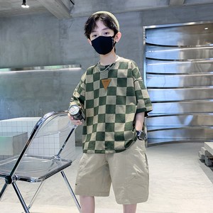 뉴욕갬성 남아 상하세트 캐주얼 봄가을 초등학생 맨투맨 긴바지 상하의 세트