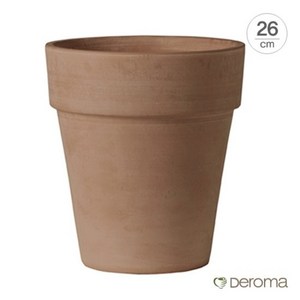 [Made in Italy] 데로마 테라코타 토분 인테리어화분 바소 알토, 26cm/white, 1개