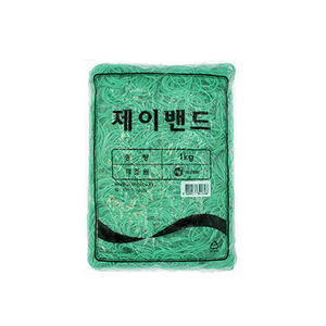 하나제이 고급칼라밴드 1kg 60 x 1.3 mm 제이밴드, 1개, 녹색(파스텔 그린)