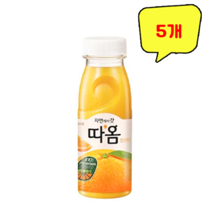 (무료배송) 빙그레 따옴 오렌지 235ml, 5개