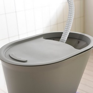 [보노하우스] 다용도 원형 적층 바스켓 1개 33L 대형 야채 과일 수납함 리빙박스 정리함, 상세 설명 참조