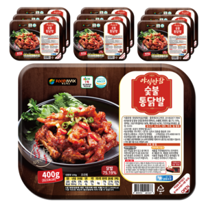 야식만참 숯불통닭발 400g, 10개