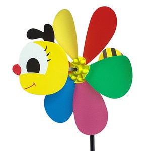 [ABC에듀] 꿀벌 바람개비 만들기, 꿀벌바람개비