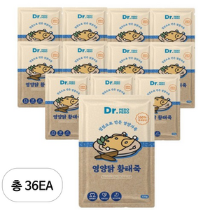 닥터페로 영양닭 황태죽 120g, 황태, 36개