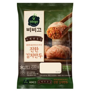 CJ 제일제당 비비고 수제 진한 김치만두 200g, 1개