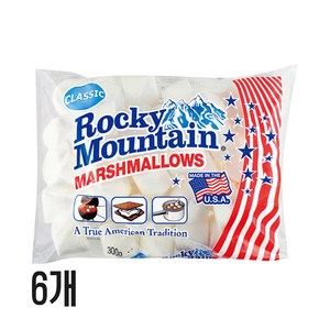 록키마운틴 마쉬멜로우 마시멜로 150g, 6개