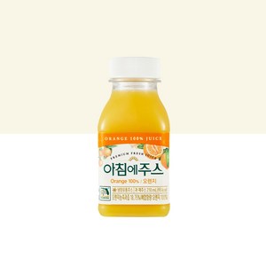 [서울우유] 아침에 주스 : 오렌지 210ml x (24입), 24개