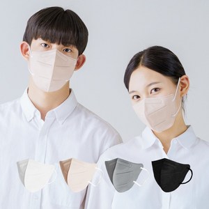 에이앤피 KF94 새부리형 마스크 50매, 1매, 50개, 다크그레이