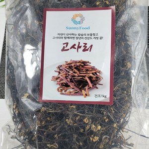 건 고사리 수입산 (중국) 햇 고사리, 1개, 1kg