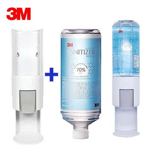 3M 리필 손소독제 에탄올 70% 1200ml+디스펜서(원형), 1개