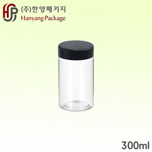 한양패키지 올담 원형용기 투명 300ml, 200개