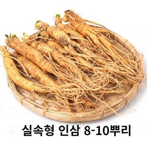 금산인삼 5 6 년근인삼 수삼 8-10 뿌리 금산인삼파삼 수삼파삼가정용, 세척(0) 8-10뿌리, 1개, 300g