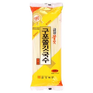 금성제면 구포쫄깃국수(소면)500g, 500g, 1개