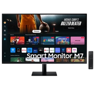 삼성 스마트모니터 M7 S32BM700 블랙 UHD 4K 32인치 C-Type 덱스 미러링 넷플릭스 유튜브 /M, 2. S32BM700, 80cm