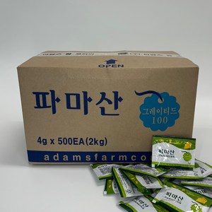 아담스 일회용 파마산 치즈가루 (BOX), 1개, 2kg