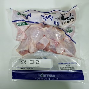 푸르델리 냉동 생 닭다리(북채)(1kg) 1팩, 1kg, 1개