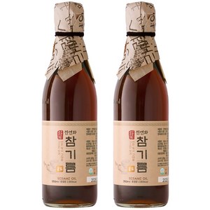 시장쏙 전연화 참기름 골드, 2개, 350ml