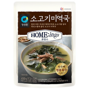 청정원 호밍스 소고기미역국, 450g, 1개