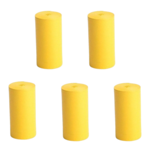 노트마켓 배관 보온 테이프 친환경 실외기 보일러 수도 호스 마감재 난연 15M, 5개, 에어컨배관테이프 황색