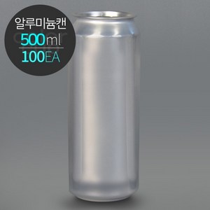 ECAN 알루미늄캔 500(500ml) 공캔 1박스(100개), 일반캡, 100개