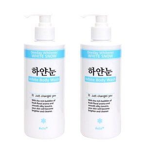 1+1 넬라 하얀눈 대용량 바디워시 플로럴향, 2세트