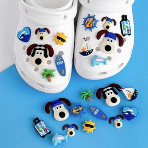 강아지 블랙 리본 고양이 신발 파츠 세트